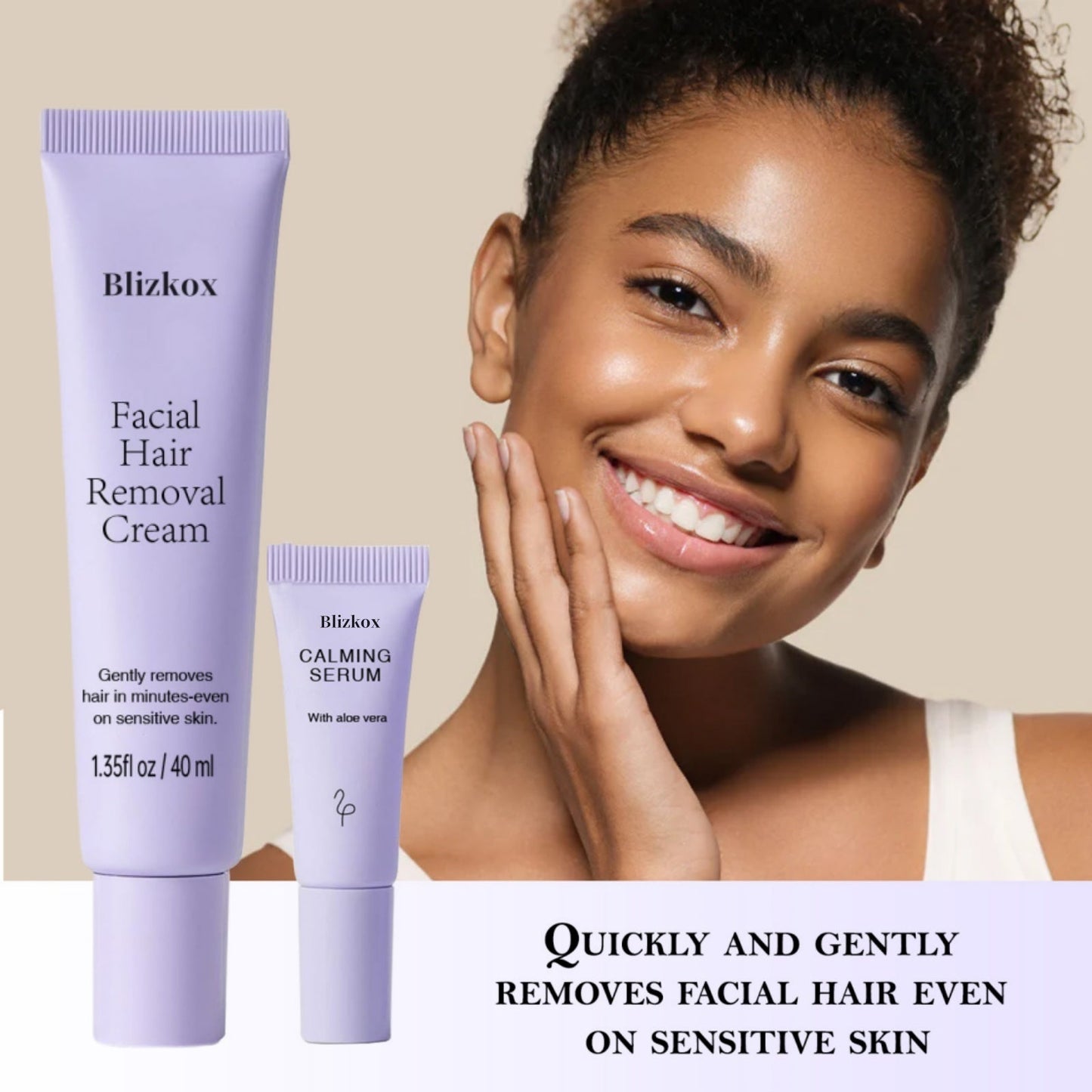 Blizkox™ Silk Soft Hair Removal Cream – Gentle, Fast & Effective for All Skin Types