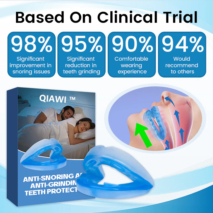 ✨QIAWI ™ SnoreRelief – FDA-Approved Anti-Snoring Mouthpiece🔥