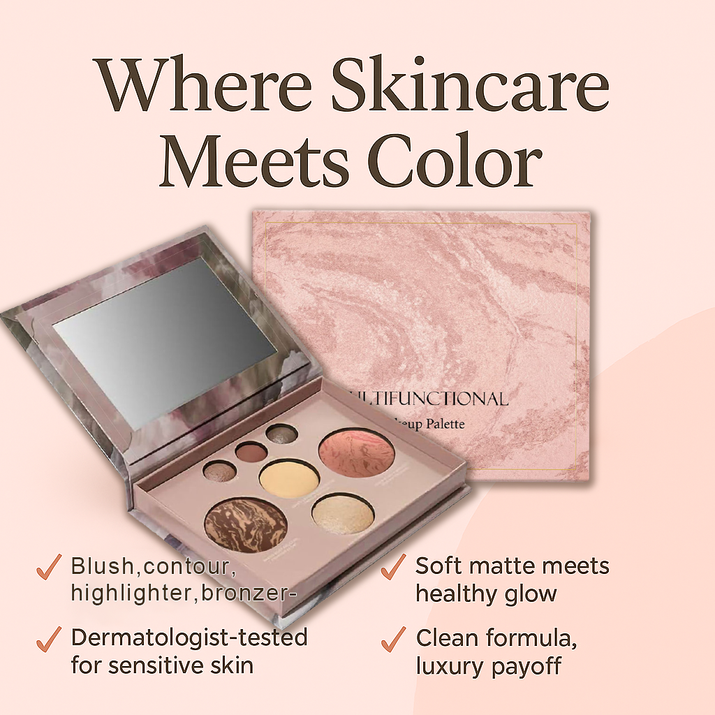 First 3 Hours: Free brush🔥Multifunctional Makeup Palette