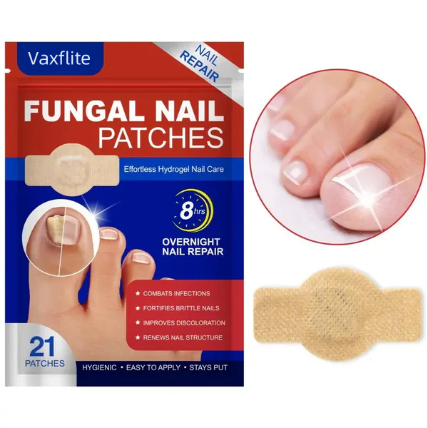 đ„đ„đ„Fungal Nail Patches, 21pcs/box Nail Health Care Patches, Nail Fungus Care Patches, Suitable for Solving Fungal Nails and Other Nail Problems, Nail Supplies, Daily Care Nails Kit Set