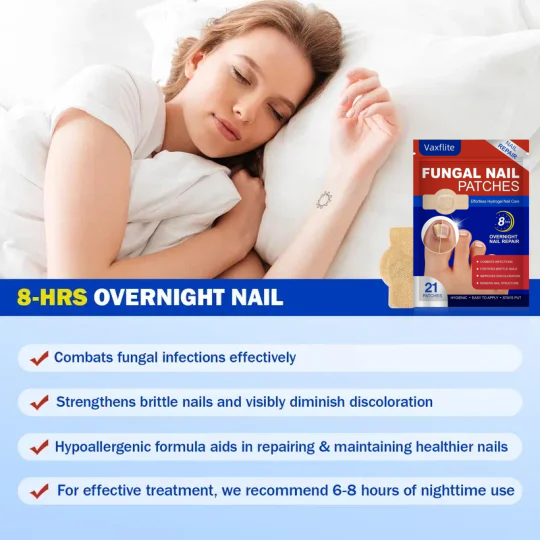 đ„đ„đ„Fungal Nail Patches, 21pcs/box Nail Health Care Patches, Nail Fungus Care Patches, Suitable for Solving Fungal Nails and Other Nail Problems, Nail Supplies, Daily Care Nails Kit Set