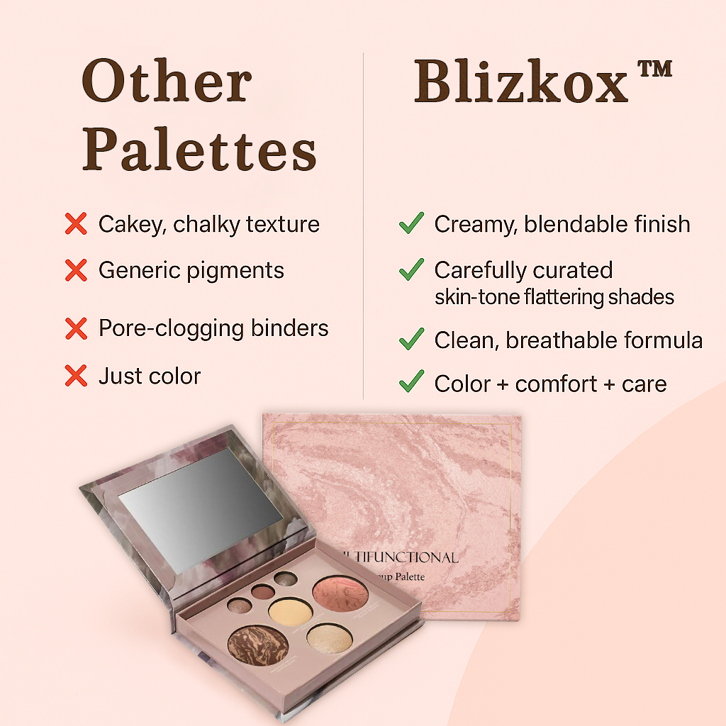 First 3 Hours: Free brush🔥Multifunctional Makeup Palette
