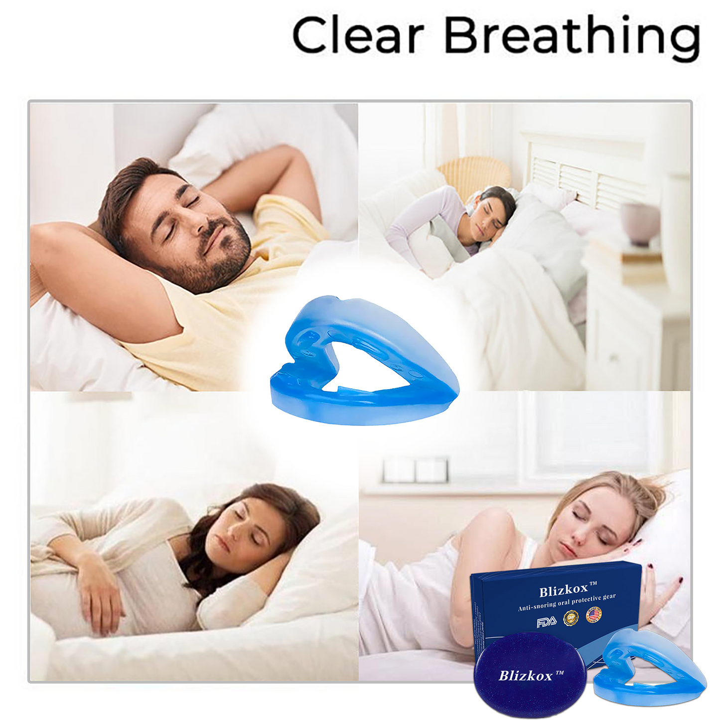 ✨QIAWI ™ SnoreRelief – FDA-Approved Anti-Snoring Mouthpiece🔥