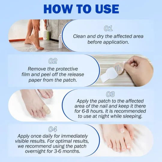 đ„đ„đ„Fungal Nail Patches, 21pcs/box Nail Health Care Patches, Nail Fungus Care Patches, Suitable for Solving Fungal Nails and Other Nail Problems, Nail Supplies, Daily Care Nails Kit Set