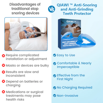 ✨QIAWI ™ SnoreRelief – FDA-Approved Anti-Snoring Mouthpiece🔥
