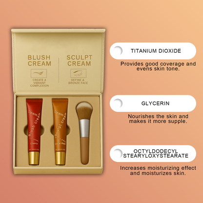 ✔️ official store丨🎀 Sculpt & Blush Set (include high grade makeup brush)